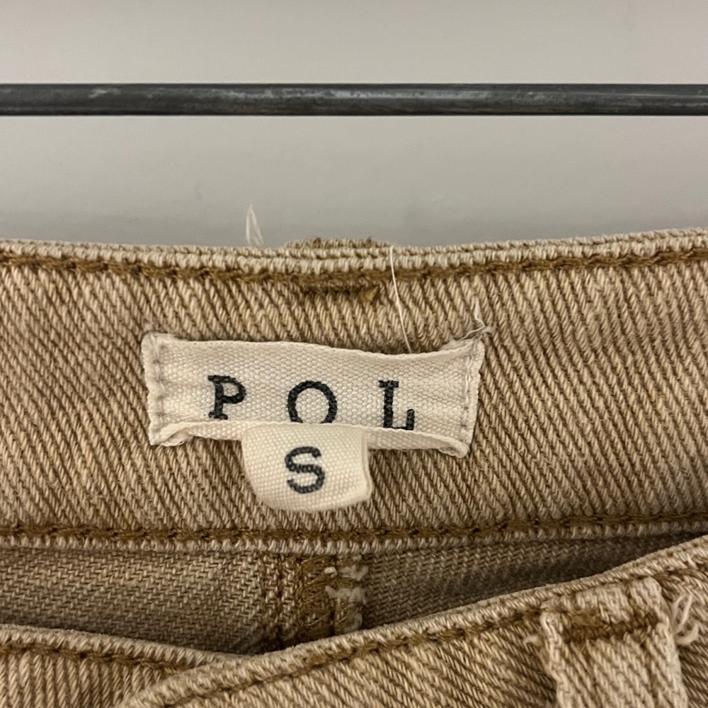 POL Tan Textured Pants - Picture 2 of 4